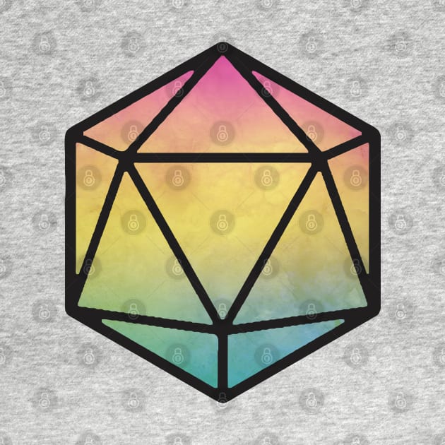 Watercolor D20 2.0 by MimicGaming